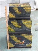 Set of 3 H.P. Nesting Trunks