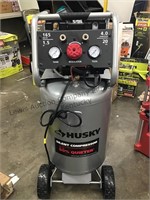 Husky 20 gallon vertical silent compressor. Model