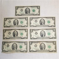 7- 1976 $2 Fed Res Notes