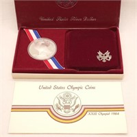 1984 US Silver Dollar Olympic Coin