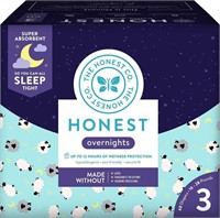 Honest Co. Overnight Diapers Size 3 (60 Count)