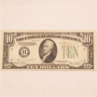 1934 D $10 Fed Res Note