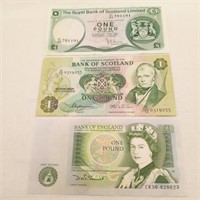England & Scotland Currency