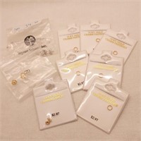 14K Gold Earring & Charm Parts