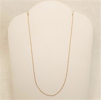 10K Gold 18" Necklace