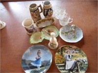 BEER STEINS AND COLLECTOR PLATES