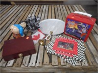 VINTAGE COLLECTABLES, LUNCH BOX, BANK, ETC