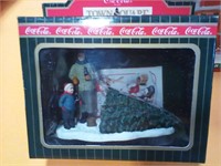 Coca-Cola cutting the Christmas tree scene
