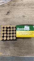 44 Remington mag 11 rounds 14 empty brass