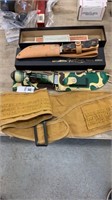 Kit Carson trail knife, survival knife and ammo