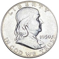 1950 Franklin Half Dollar UNCIRCULATED