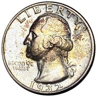 1932 Washington Silver Quarter XF