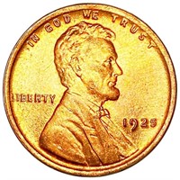 1925 Lincoln Wheat Penny UNC RED