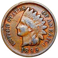 1895 Indian Head Penny NICELY CIRCULATED