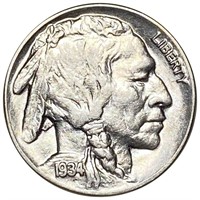 1934 Buffalo Head Nickel LIGHTLY CIRCULATED