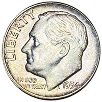 1954 Roosevelt Silver Dime UNCIRCULATED