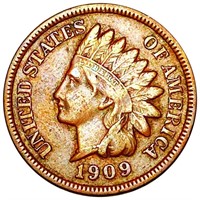 1909 Indian Head Cent LIGHTLY  CIRCULATED