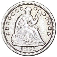 1851 Seated Liberty Half Dime CLOSELY UNCIRCULATED