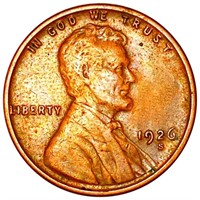 1926-S Lincoln Wheat Penny XF