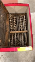 Box old drill bits