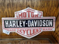 Harley Davidson metal sign