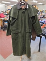 Australian outback trench coat says size S but