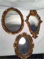 Ornate Italian mirrors