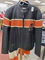 Men's leather Harley-Davidson jacket size large