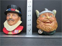 2 Legend Products Chalkware Heads