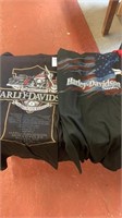 3 like new xl Harley shirts