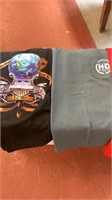 Like new 3 lg Harley shirts