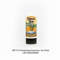(3) Teeka Tan Moisturizing Sunscreen Broad
