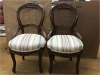 Victorian Open Back Chairs (Set)