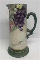 Tankard w/ hand-painted grapes