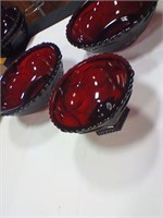 Avon Ruby Red serving bowls