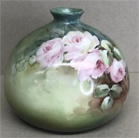 Limoge Vase with roses