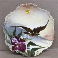 Game Plate w/ Bird, Signed Limoges France