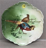 Game Plate w/ 2 Pheasants