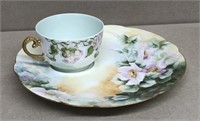 (2) Pc. Snack Set.  D & C France.  Cup and Plate