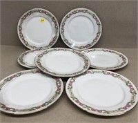 (7) Plates signed William Guerin & Co. Limoges