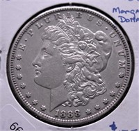 1888 S MORGAN DOLLAR AU RARE DATE