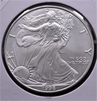 1998 SILVER EAGLE  GEM