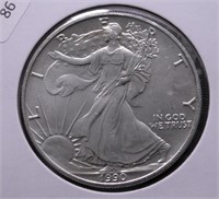 1990 SILVER EAGLE  GEM