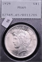 1925 PCGS MS65 PEACE DOLLAR