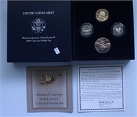 WESTWARD JOURNEY COIN & MEDAL SET W BOX PAPERS