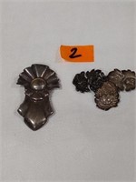 Sterling silver 925 pins reglious pcs