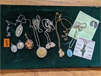 Lot of Religious Christian Medals & Pendants