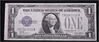 1928 A FUNNY BACK SILVER CERTIFICATE  VF