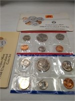 1988 US Mint coin set P & D unc