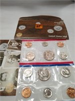 1985 US mint set Coins Marked P& D